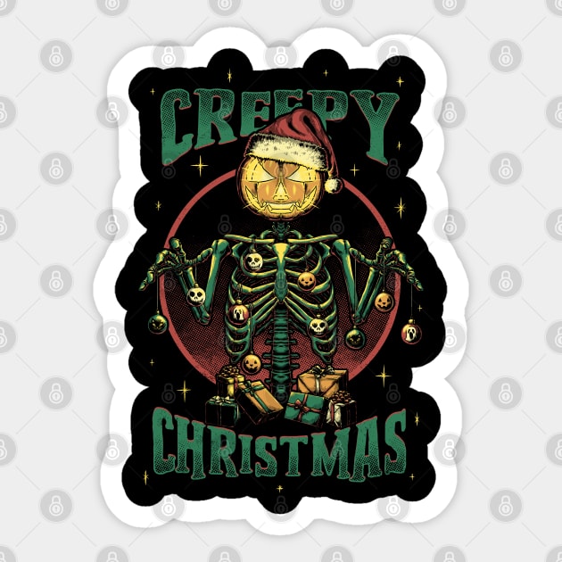 Creepy Christmas Sticker by Studio Mootant